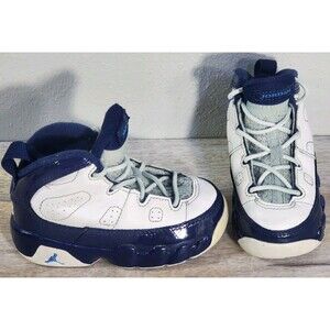 Nike Air Jordan 9 IX White University Blue 401812-145 Toddler Kids Shoes 6C #1